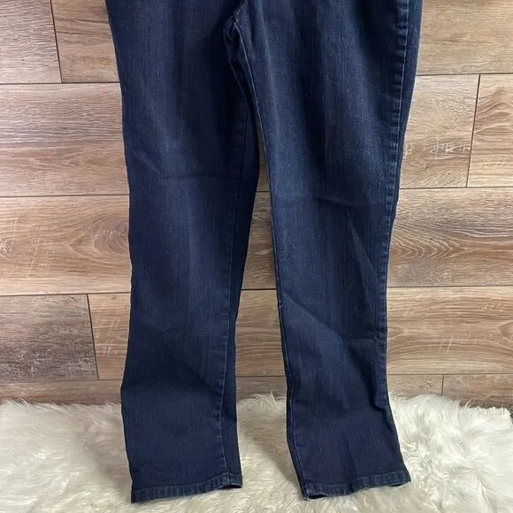 Gloria Vanderbilt Ladies Amanda Jeans, Size 10, Dark Blue - Picture 3 of 11